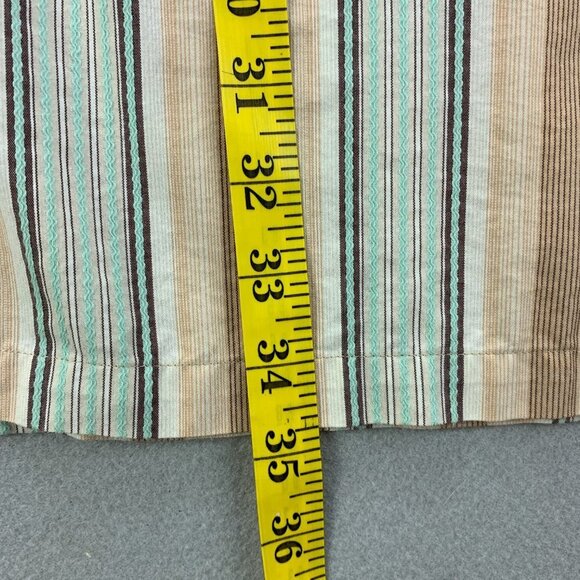 Vintage Miskeen Originals Mens Shirt 4X Button Up Urban Hip Hop Hand Painted Tan - Picture 9 of 12